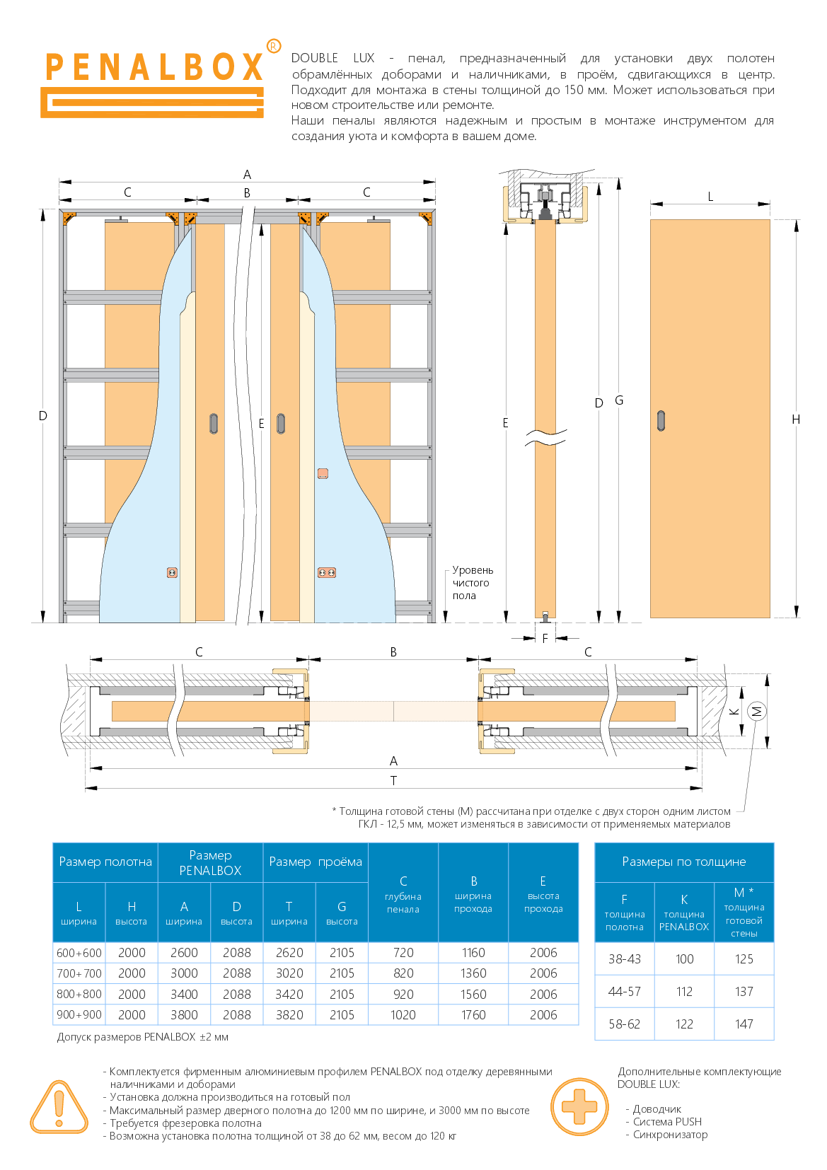 Технические особенности Double Lux